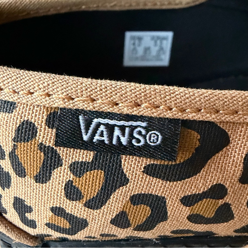 Vans Mary Jane Creeper Leopard Print Platform Shoes NEW Women Sz 5.5 Grunge Core - Picture 14 of 16